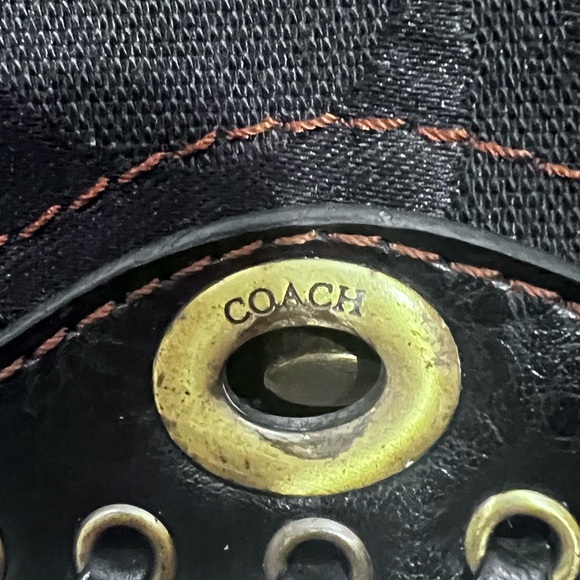 Coach limited edition brown Shoulder Bag with Decorative Metal Details - Picture 10 of 17